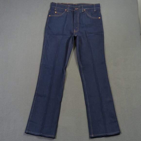 Levi's Vtg Jeans Men's 34x31 Blue Deadstock 517 Boot Cut Orange Tab Made In USA - Picture 2 of 14